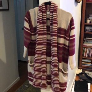 Super Soft Lucky Brand multi/stripe knit cardigan